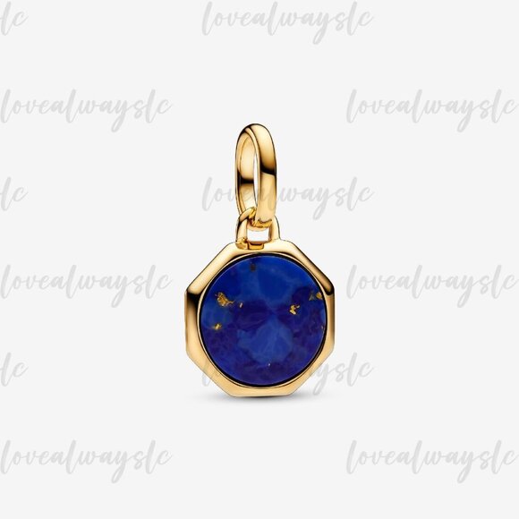 Pandora Jewelry - Pandora Blue Engravable Mini Medallion Charm